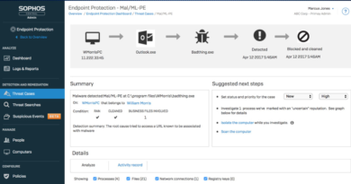 Sophos Intercept X with EDR