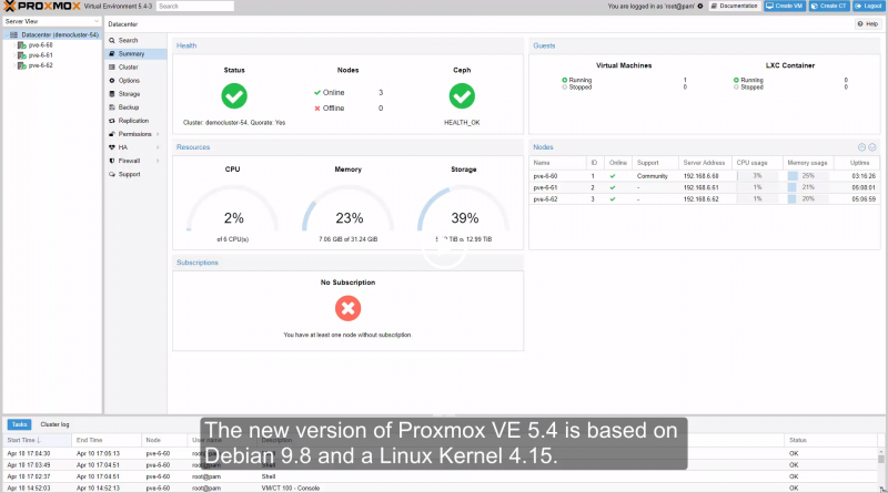 ProxMox 5.4